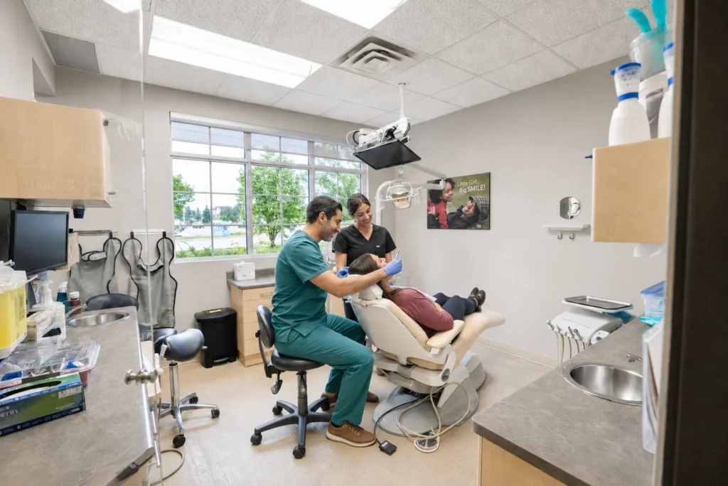 Aurora Dental Health practice team providing care